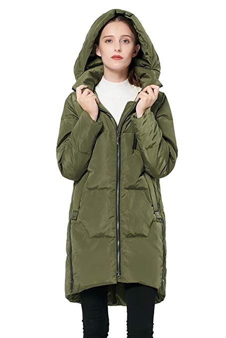 Orolay Womens Stylish Down Coat Winter Jacket with Hood
